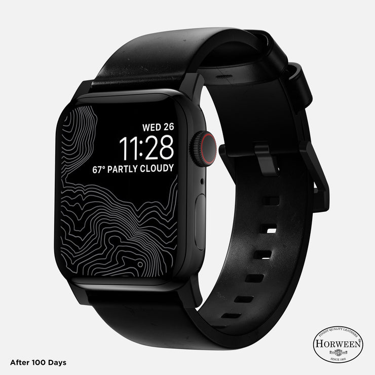 Modern Band - 45mm | Black Hardware | Black | Horween