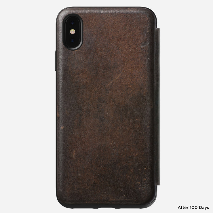 Rugged folio rustic brown xs max       