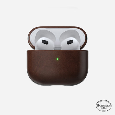 Open Box /// Modern Leather Case - AirPods 3rd Generation | Rustic Brown | Horween