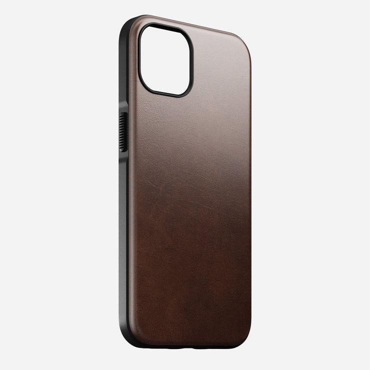 Modern Leather Case - iPhone 13 | Rustic Brown | Horween