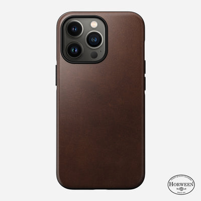 Modern Leather Case - iPhone 13 Pro | Rustic Brown | Horween