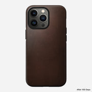 Modern Leather Case - iPhone 13 Pro | Rustic Brown | Horween