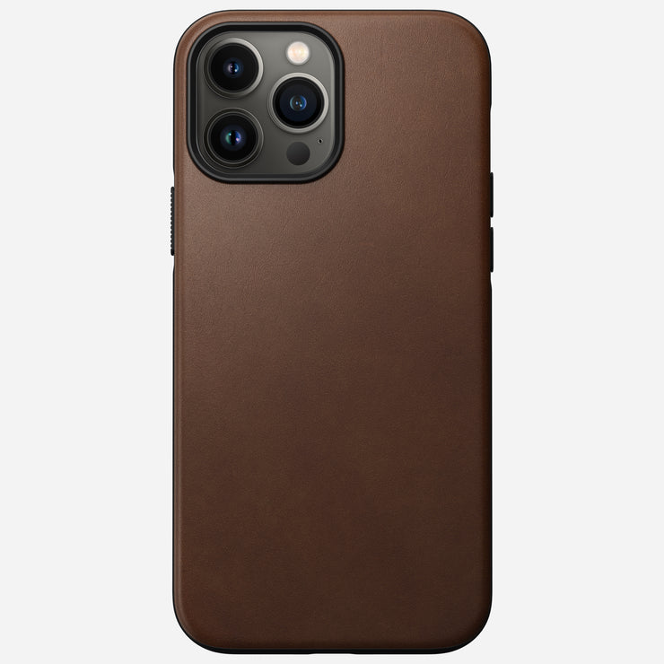 Modern Leather Case - iPhone 13 Pro Max | Brown