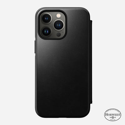 Open Box /// Modern Leather Folio - iPhone 13 Pro | Black | Horween