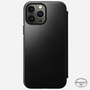 Modern Leather Folio - iPhone 13 Pro Max | Black | Horween