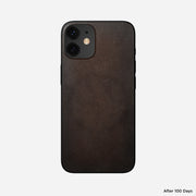 Leather iPhone Skin - iPhone 12 mini | Rustic Brown | Horween