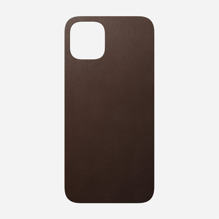 Leather iPhone Skin - iPhone 12 | Rustic Brown | Horween