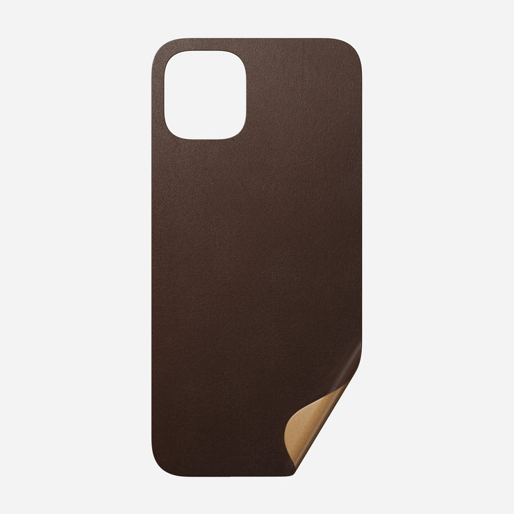 Leather iPhone Skin - iPhone 12 | Rustic Brown | Horween