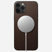 Leather iPhone Skin - iPhone 12 Pro Max | Rustic Brown | Horween