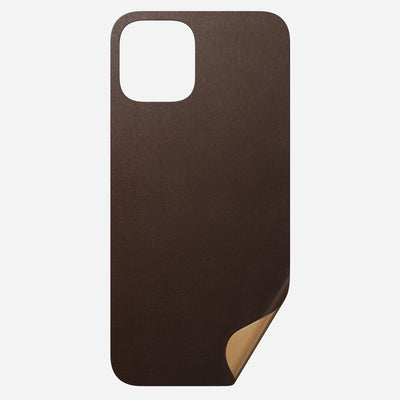 Leather iPhone Skin - iPhone 12 Pro Max | Rustic Brown | Horween