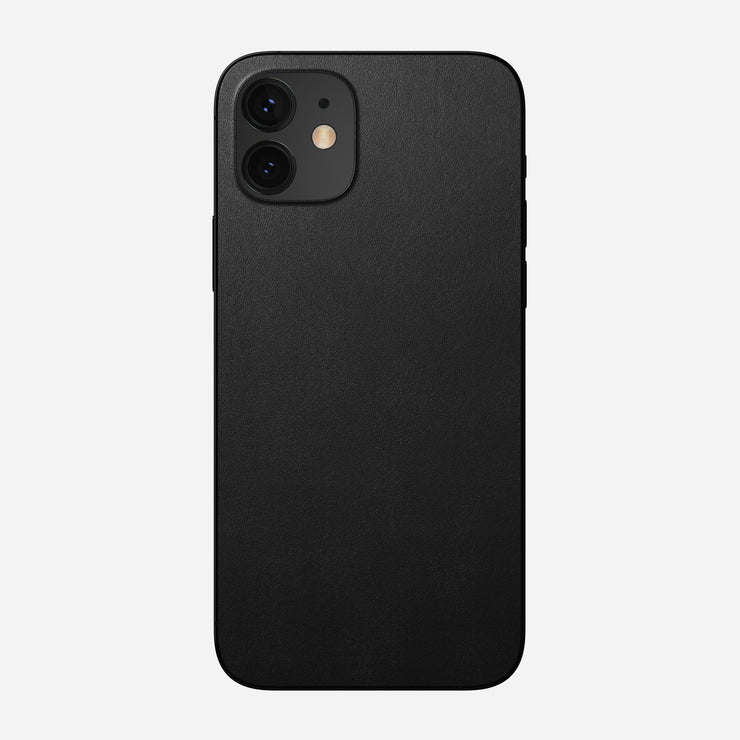 Leather iPhone Skin - iPhone 12 | Black | Horween