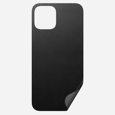 Leather iPhone Skin - iPhone 12 Pro Max | Black | Horween