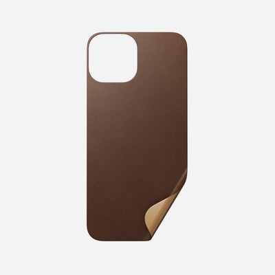 Leather iPhone Skin - iPhone 13 Mini | Rustic Brown | Horween