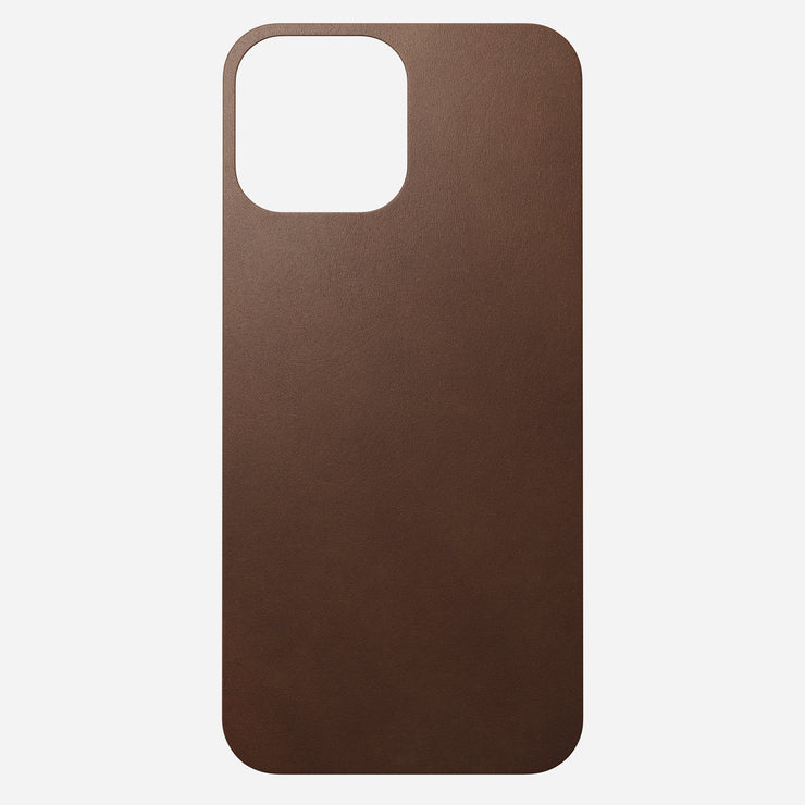 Leather iPhone Skin - iPhone 13 Pro Max | Rustic Brown | Horween