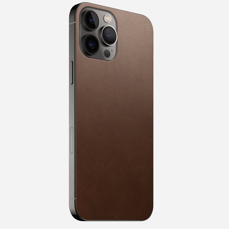 Leather iPhone Skin - iPhone 13 Pro Max | Rustic Brown | Horween