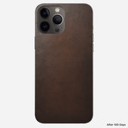 Leather iPhone Skin - iPhone 13 Pro Max | Rustic Brown | Horween