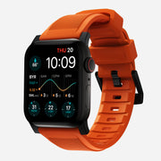 Rugged Band - 46mm/49mm | Black Hardware | Ultra Orange