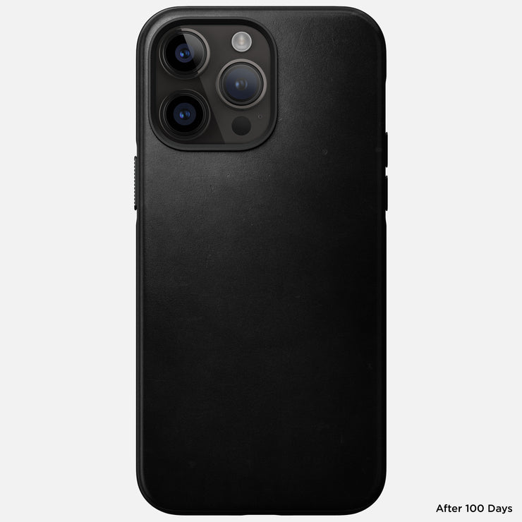 Modern Leather Case - iPhone 14 Pro Max | Black | Horween