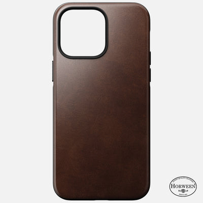 Open Box /// Modern Leather Case - iPhone 14 Pro Max | Rustic Brown | Horween