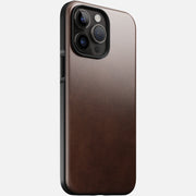 Modern Leather Case - iPhone 14 Pro Max | Rustic Brown | Horween