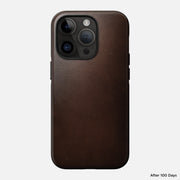 Modern Leather Case - iPhone 14 Pro | Rustic Brown | Horween