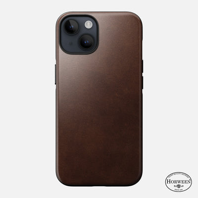 Modern Leather Case - iPhone 14 | Rustic Brown | Horween