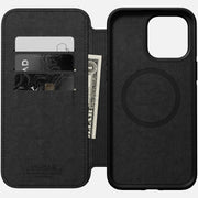 Modern Leather Folio - iPhone 14 Pro Max | Black | Horween