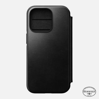 Open Box /// Modern Leather Folio - iPhone 14 Pro | Black | Horween