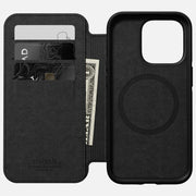 Modern Leather Folio - iPhone 14 Pro | Black | Horween