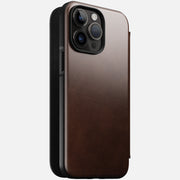 Modern Leather Folio - iPhone 14 Pro Max | Rustic Brown | Horween