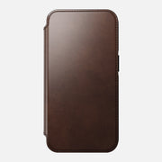 Modern Leather Folio - iPhone 14 Pro | Rustic Brown | Horween