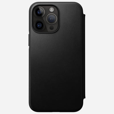 Modern Leather Folio - iPhone 14 Pro Max | Black | Nomad Leather