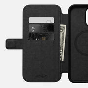 Modern Leather Folio - iPhone 14 Pro Max | Black | Nomad Leather