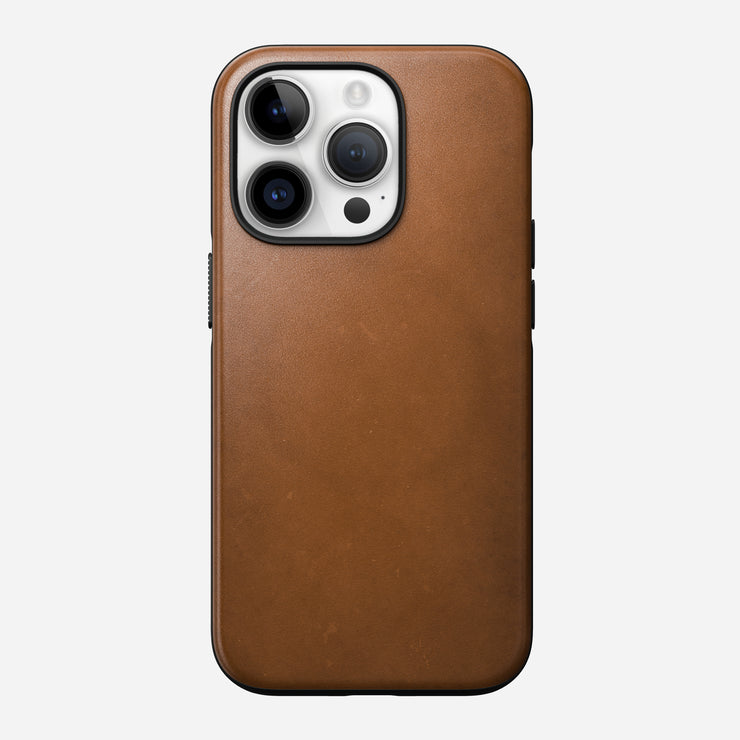 Modern Leather Case - iPhone 14 Pro | English Tan | Nomad Leather