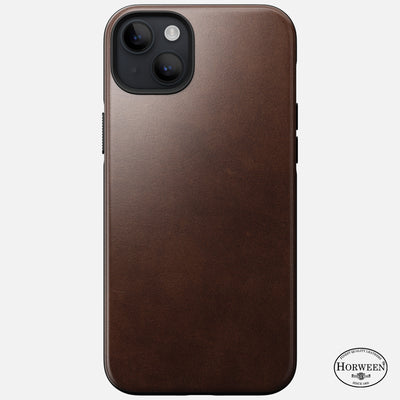 Modern Leather Case - iPhone 14 Plus | Rustic Brown | Horween