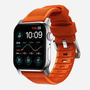 Rugged Band - 46mm/49mm | Silver Hardware | Ultra Orange