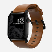 Modern Band - 45mm | Black Hardware | English Tan | Nomad Leather