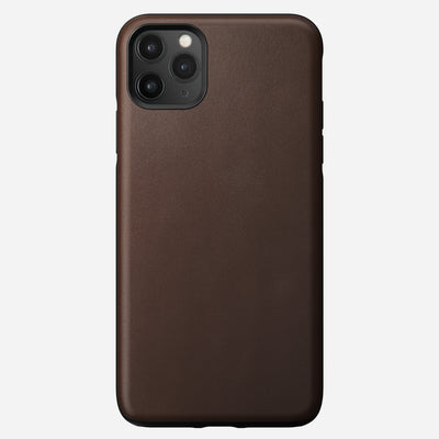 Open Box /// Modern Leather Case - iPhone 11 Pro Max | Rustic Brown | Horween