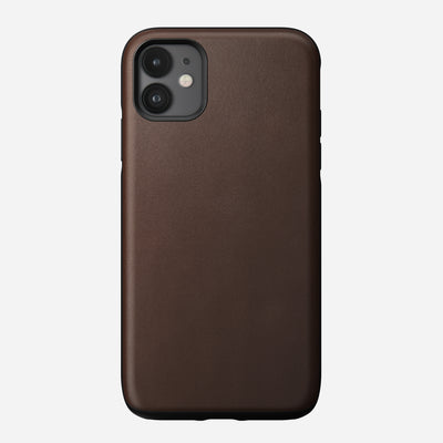 Rugged case rustic brown iphone 11