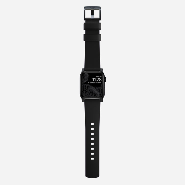 Active strap pro heinen leather black black hardware  