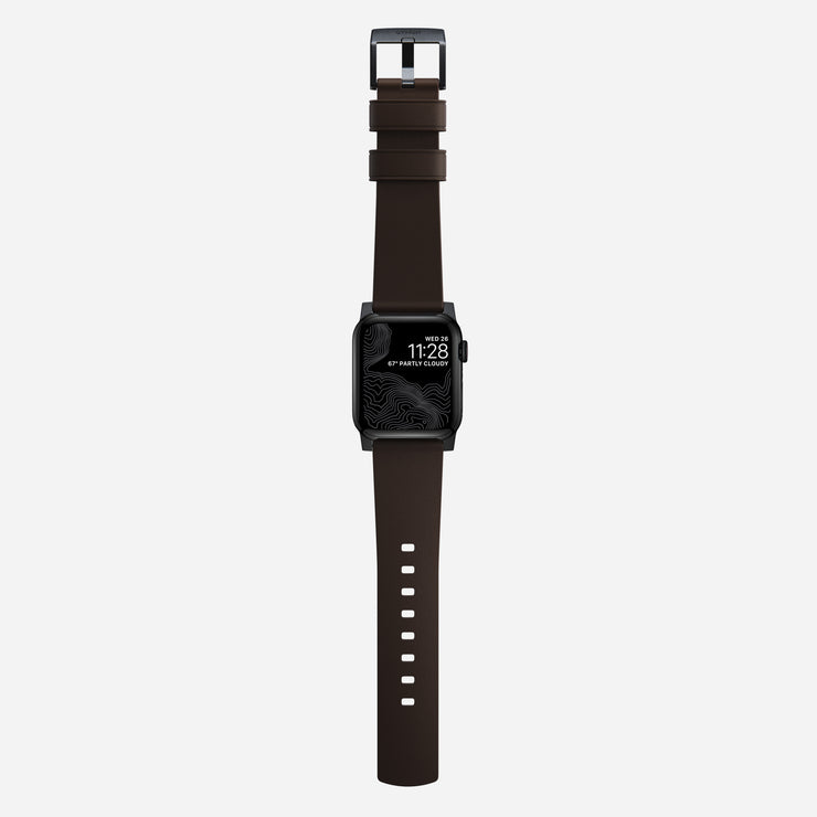 Active strap pro heinen leather classic brown black hardware 