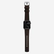 Active strap pro heinen leather classic brown silver hardware 