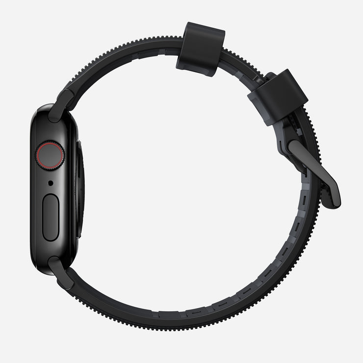 Rugged strap black hardware 40mm     