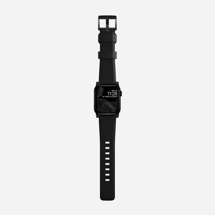 Rugged strap black hardware 40mm     