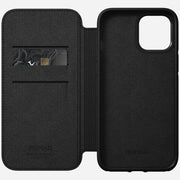 Rugged folio horween leather black iphone 12 pro max    