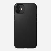 Rugged case horween leather black iphone 12