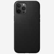 Rugged case horween leather black iphone 12 pro max    