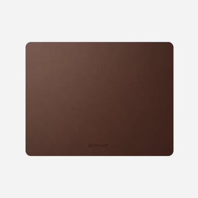 Horween Leather Mousepad Rustic Brown 13-inch