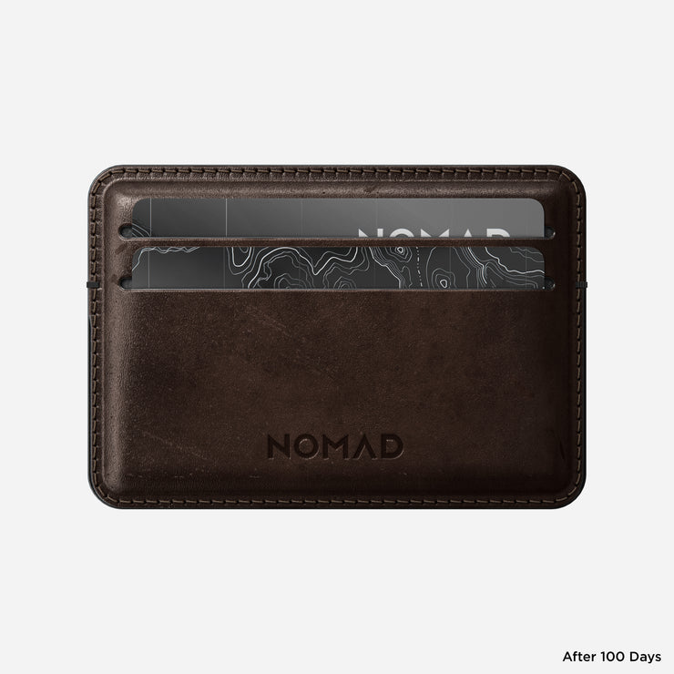 Card Wallet - Rustic Brown | Horween