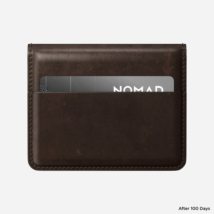 Card Wallet Plus - Rustic Brown | Horween